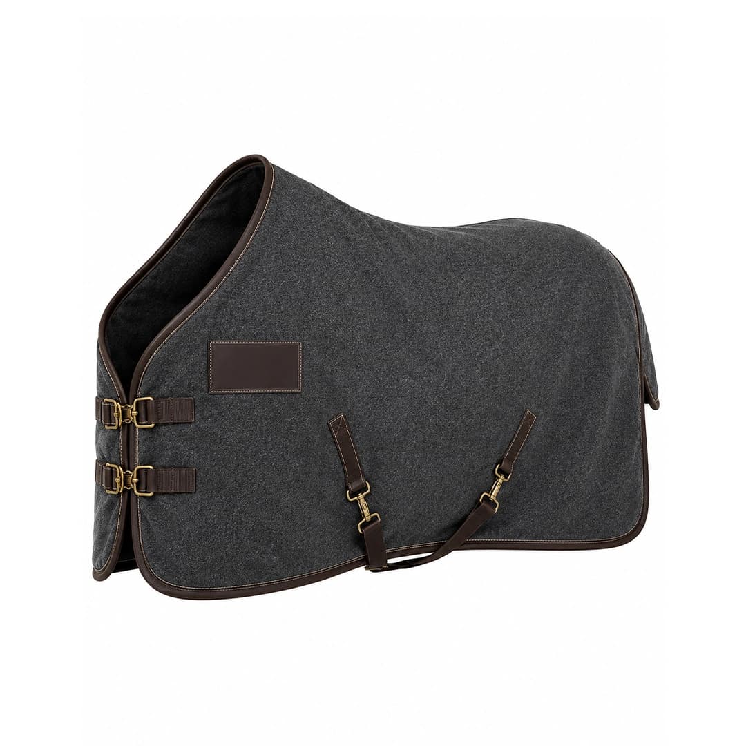Charcoal Wool Show Rug