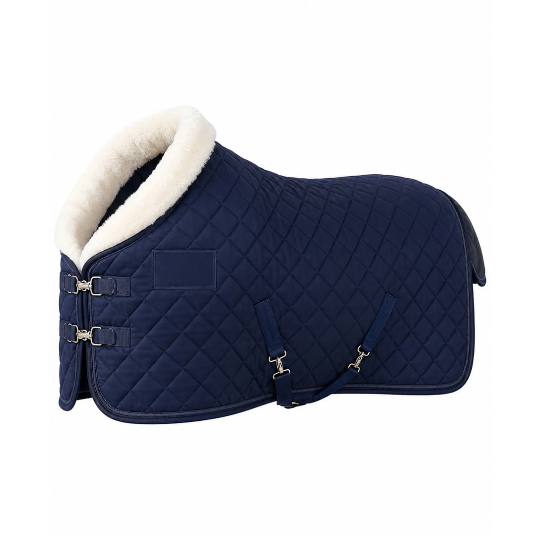 Horse Rugs — Navy Quilted Stable Rug
